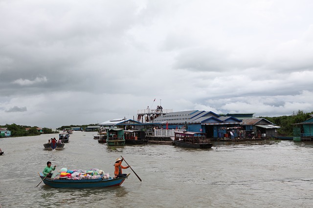 Het Tonlé Sap-Meer, Cambodja