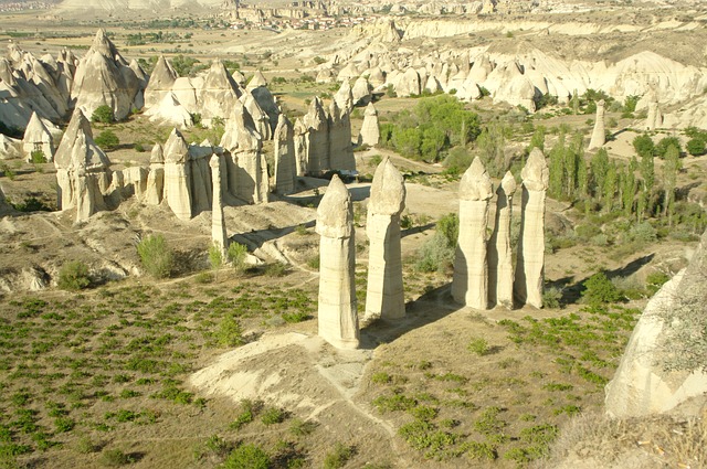 Cappadocië natuurgebied in Turkije