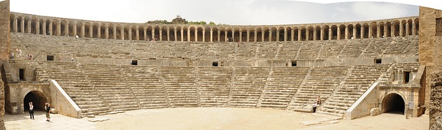 Aspendos de Grieks-Romeinse stad in Antalya